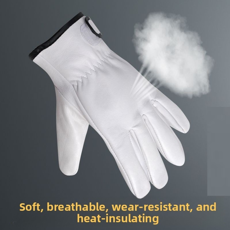 a pair Work Gloves Sheepskin L - Garden Gloves recension och pris