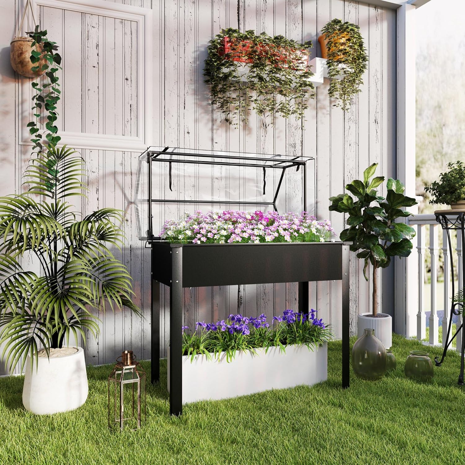 Outdoor Use - Black Raised Gar - Raised Garden Bed recension och pris