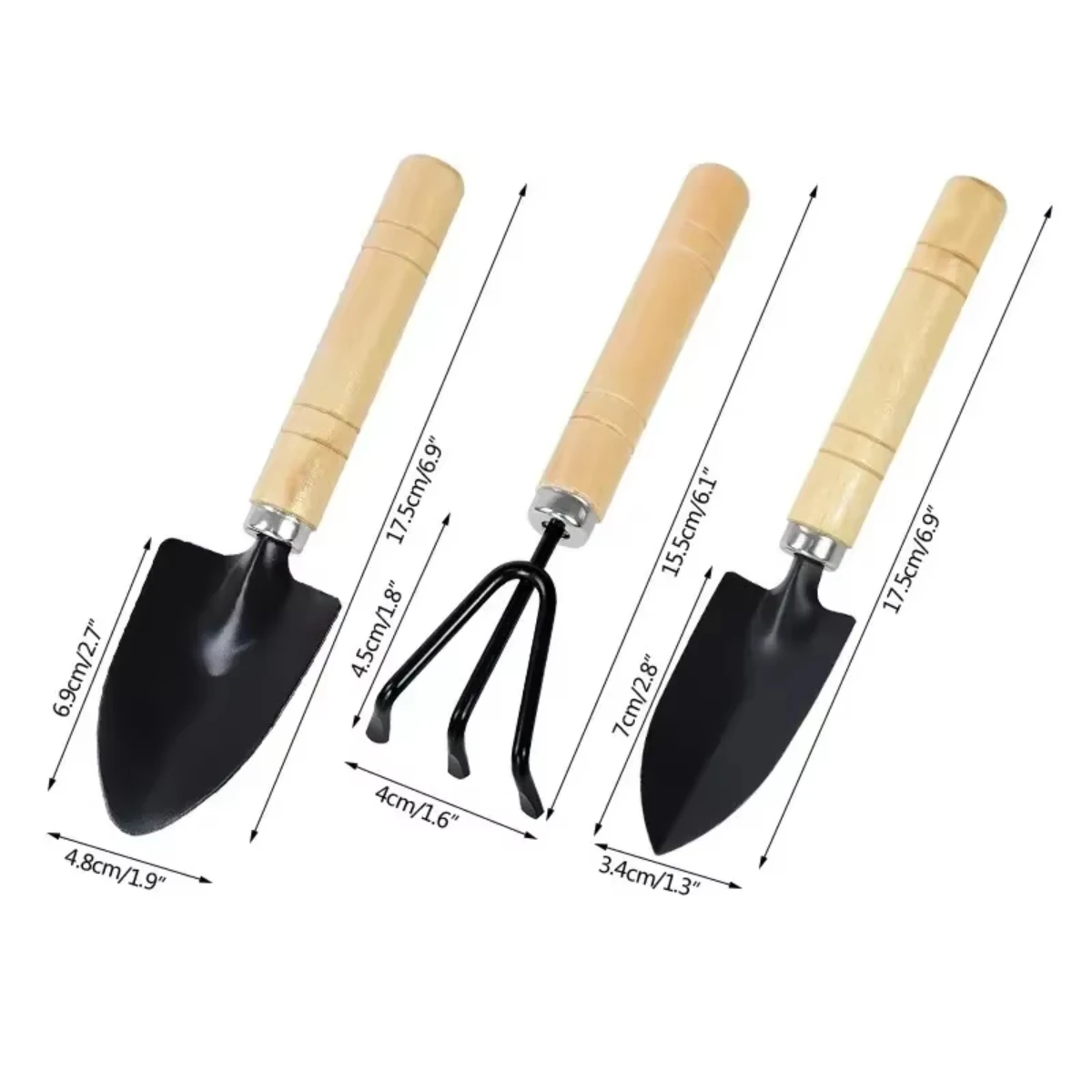 3Pcs/Set Mini Garden Tool Set  - Indoor Herb Garden recension och pris