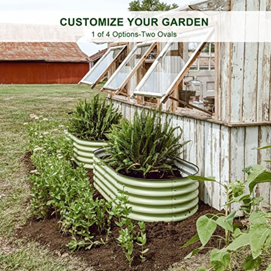 Outdoor modular galvanized ste - Raised Garden Bed recension och pris