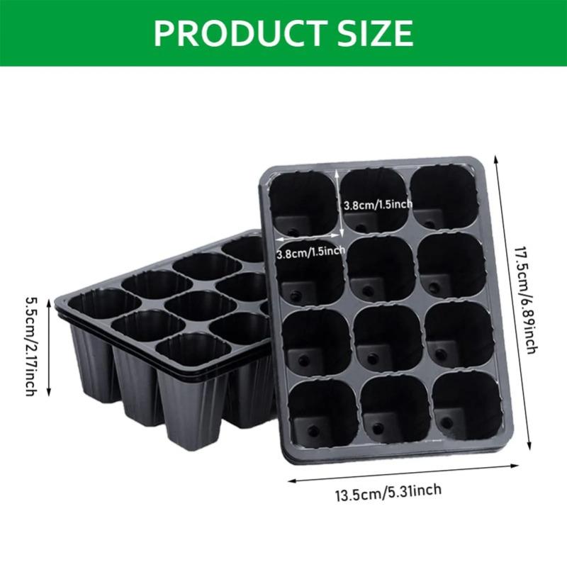 12 Holes Vegetable Seedling Po - Seed Starter Tray recension och pris