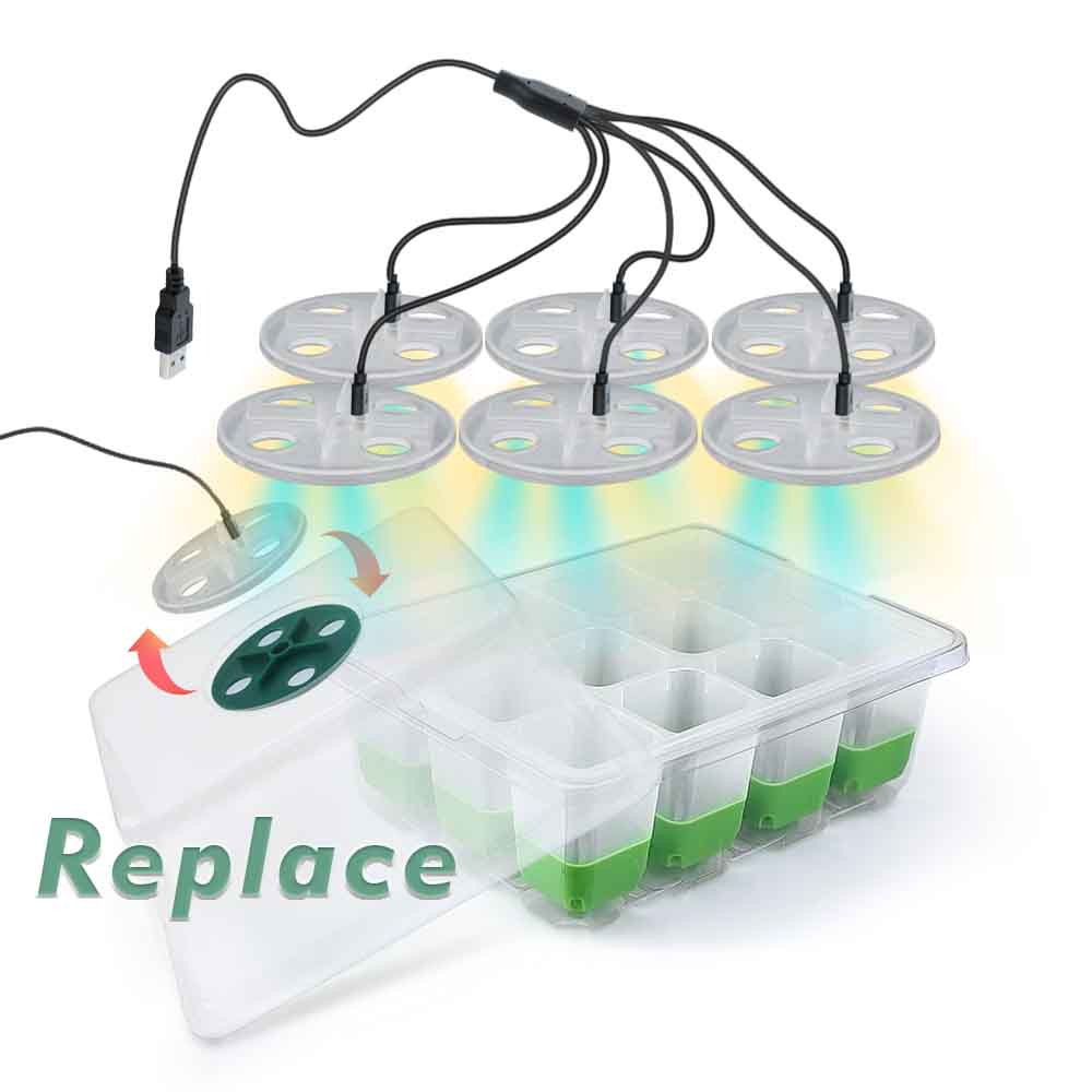 LED Grow Light Seedling Starte - Seed Starter Tray recension och pris