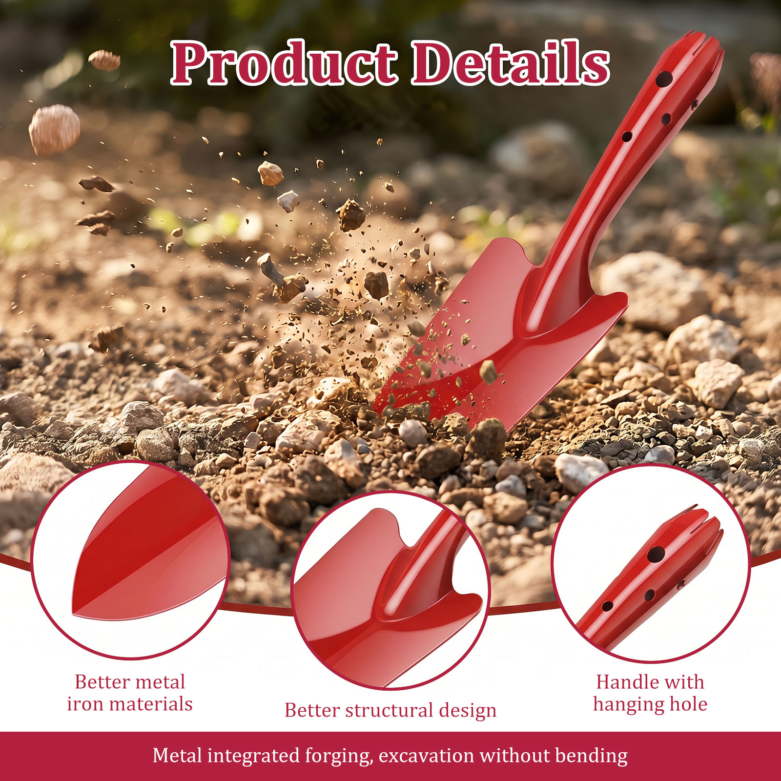 Garden Trowel Rust Resistant M - Trowel Garden Tools recension och pris