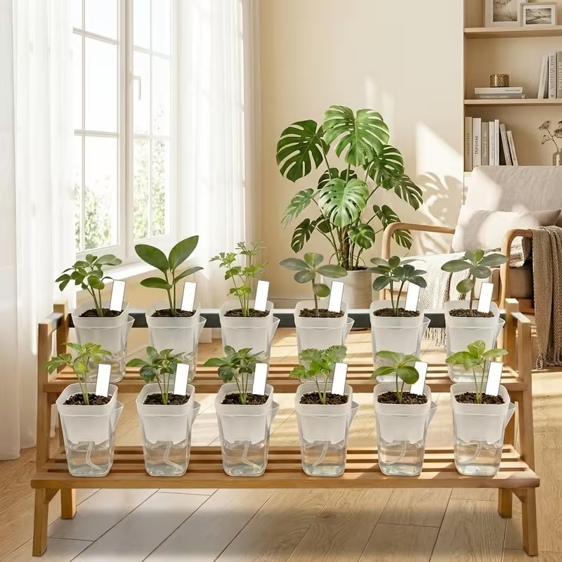 16/32 Pack Self-Watering Plant - Self Watering Planter recension och pris