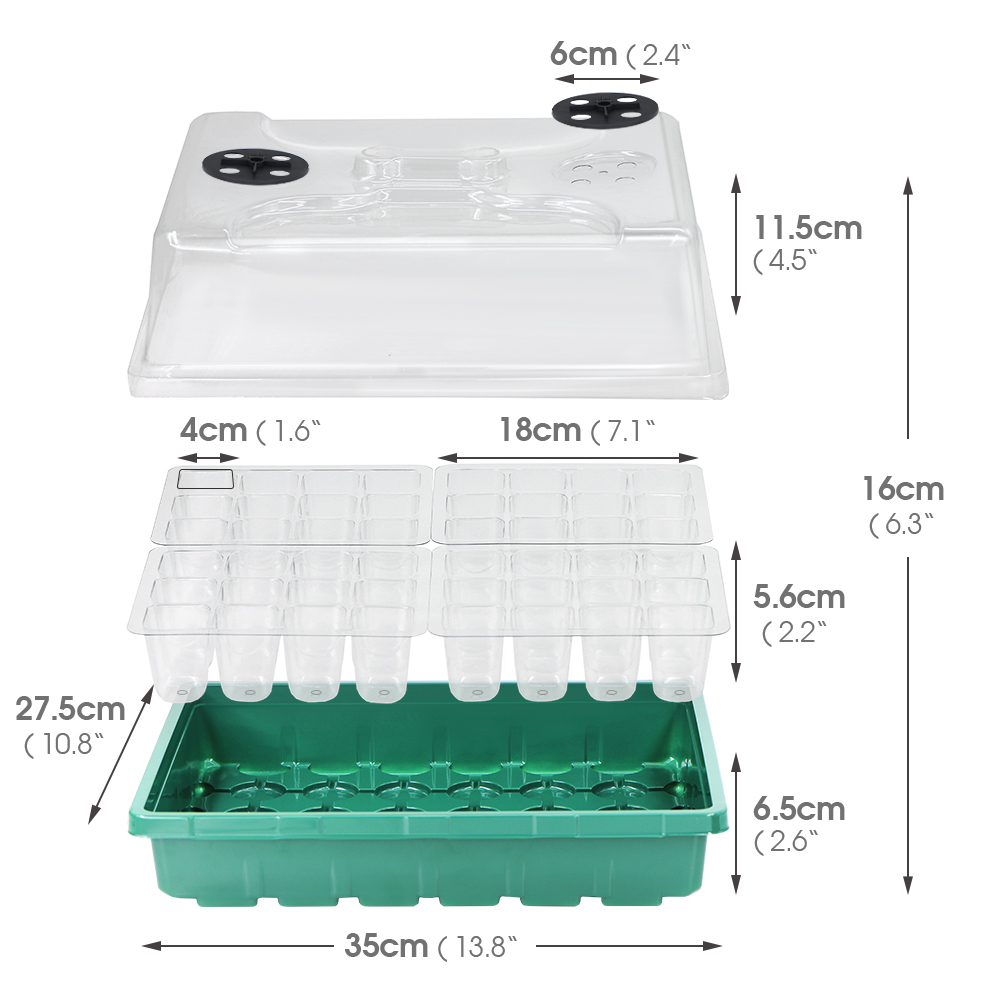 Warm Seedlings Box Heating Mat - Seed Starter Tray recension och pris