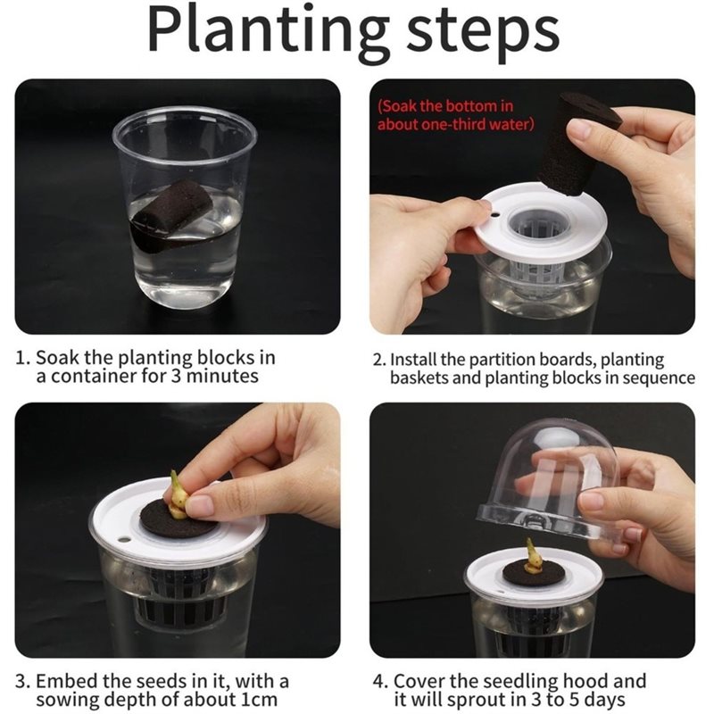 [ABFI!】 Hydroponic Seedling Cu - Hydroponic Kit recension och pris
