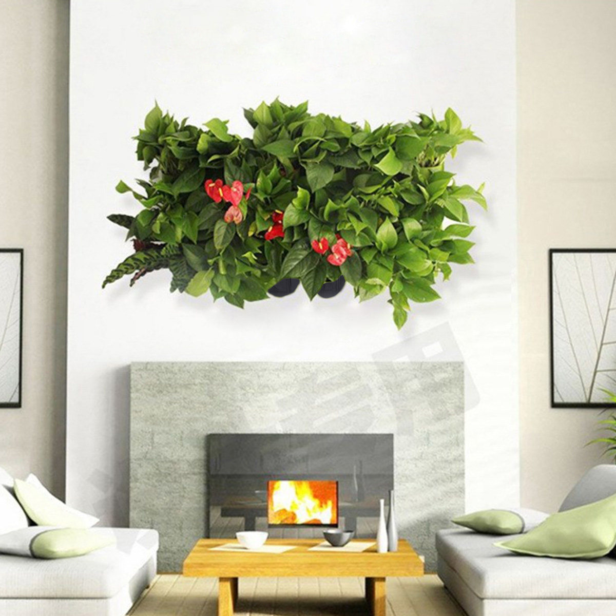 2Pcs Wall Mounted Planting Bag - Vertical Planter recension och pris