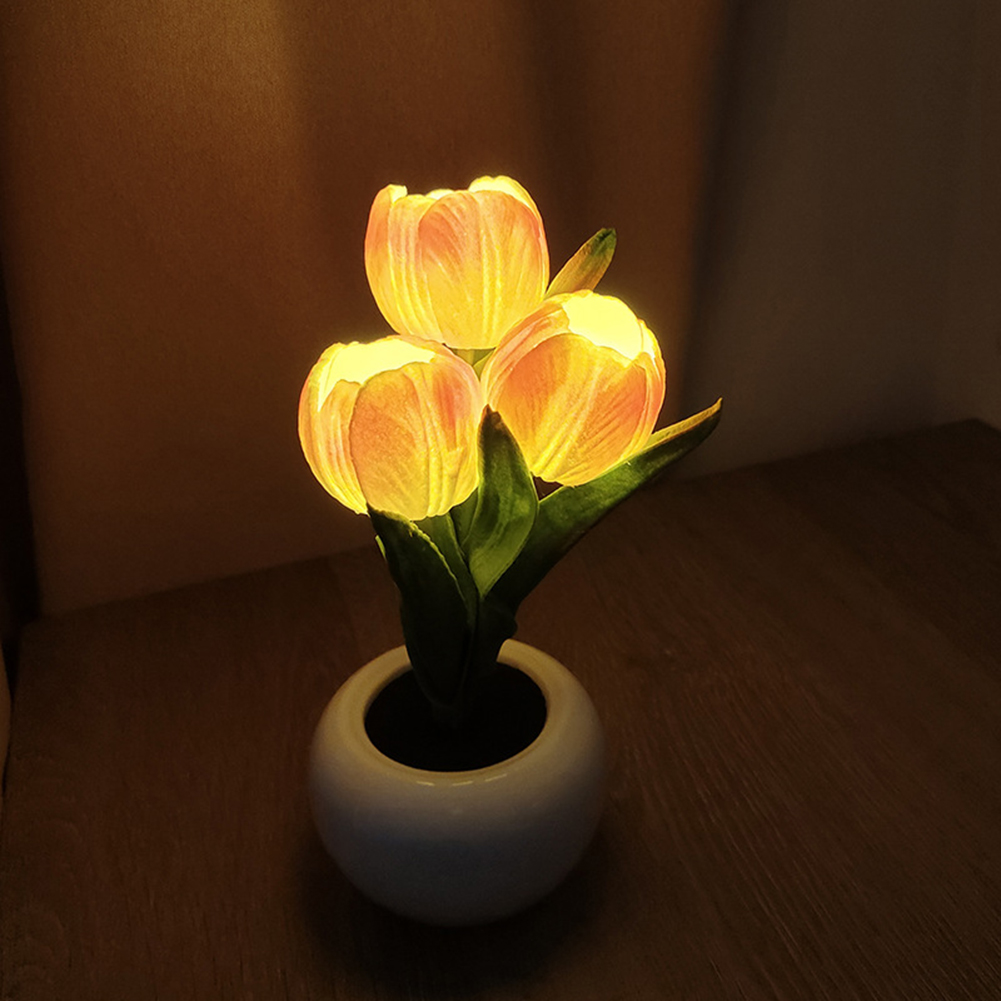 9x22cm Potted Plant Table Lamp - Plant Pot recension och pris