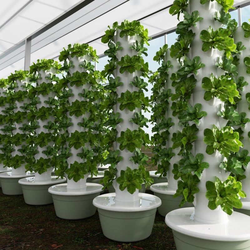 Vertical Hydroponic Grow Tower - Vertical Planter recension och pris
